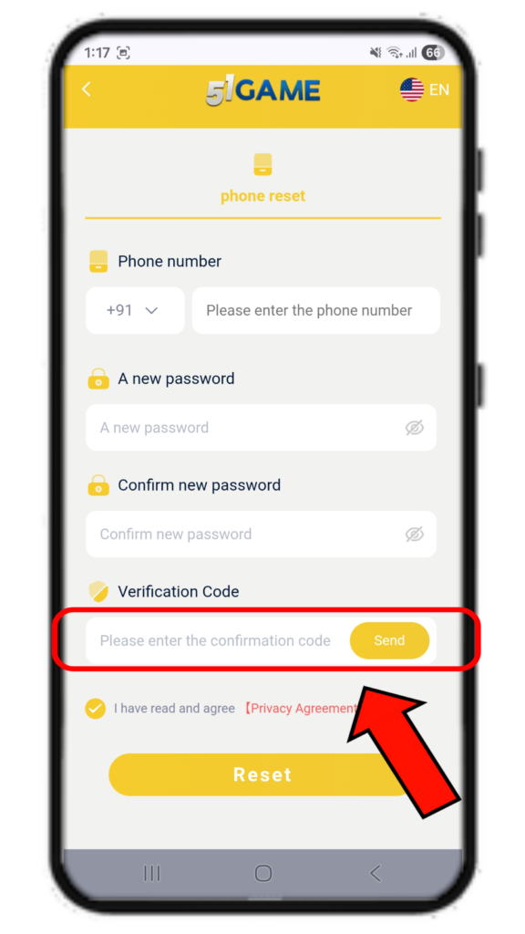 51Game Forgot password