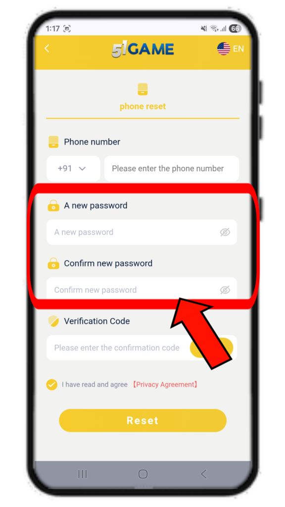 51Game Forgot password